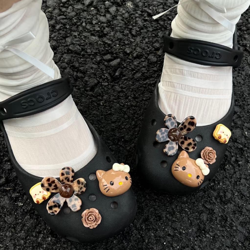 2026 Premium Mary Jane Ballet Accessories: DIY Flower & Detachable Buckle