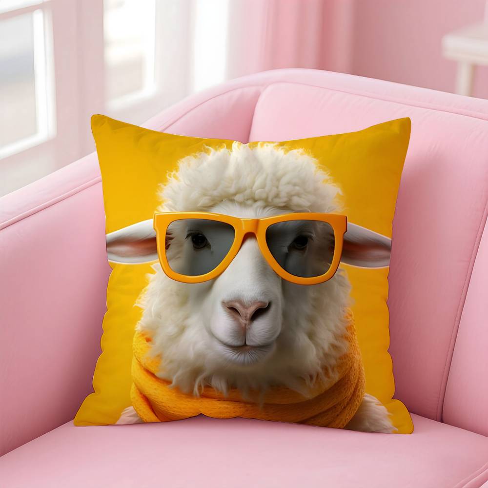 Vibrant Animal Bubble Fashion Tiger Pillow Case Pattern Printing Pillowcase Living Room Sofa Cushion Cover Bedroom Room Decor