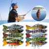 1/3/5Pcs 10CM/15.5G Bionic Multi-Jointed Fishing Lure Long Casting 7-Section Swimbait Hard Artificial Bait