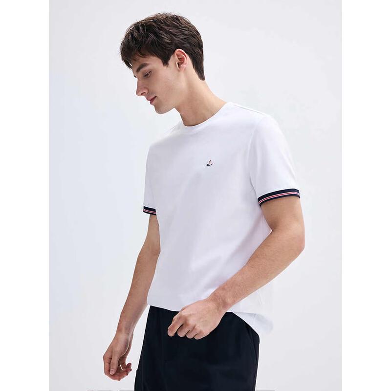 Navikair Men's Round Neck Short Sleeve Antibacterial T-shirt