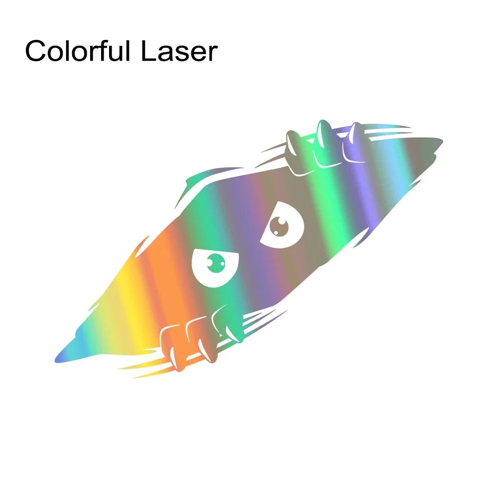 Funny Peep Monster Car Sticker Cover Vinyl Film Waterproof Decals Decoration Auto Creative Styling Exterior Decor Accessories