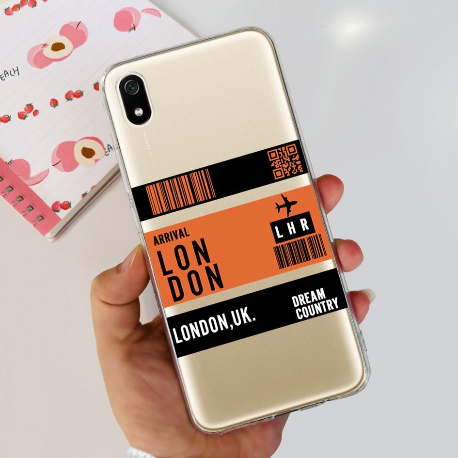 For Xiaomi Redmi 7 7A Case Silicone Soft Transparent TPU Protective Skin Back Cover For Xiomi Redmi 7A Funda Redmi7a Redmi7 Capa