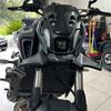 Motorrad Zubehör Schwarz Naked Front Abtriebsspoiler Winglet Aerodynamik Flügel Kit Spoiler Für YAMAHA MT 07 2021 2022 2023