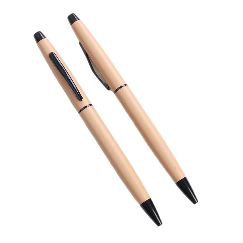 Candy Color Business Ballpoint Pen Metal Orb Pen Creative Advertising Pen Gift Box Set Laser Printing