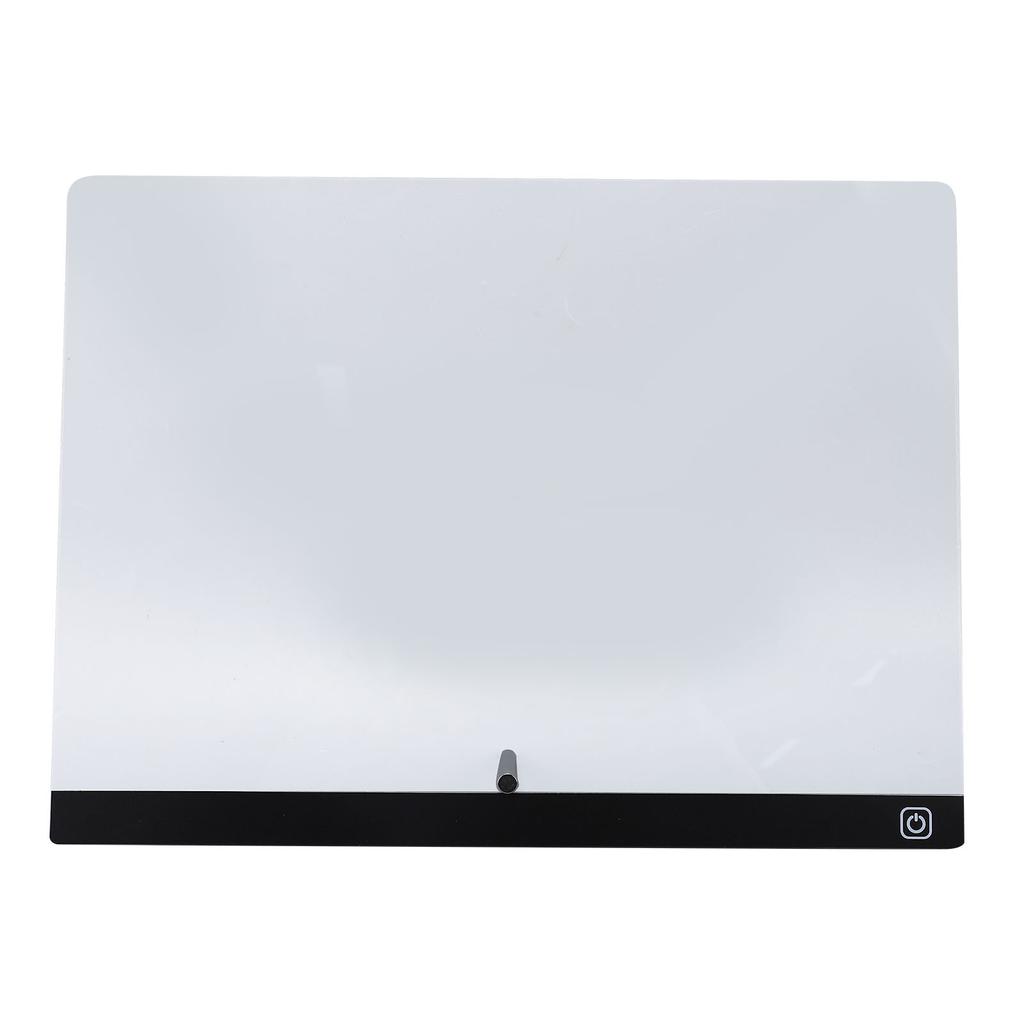 LED Drawing Board 17 Inch Multifunctional Scratch Proof Acrylic Dry Erase Board with Bracket and 7 Markers