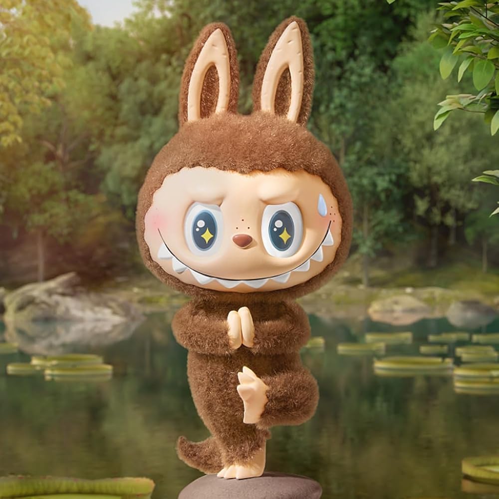 Pop Mart The Monsters Lazy Yoga Series Assorted Box 10 Pieces Vinyl Figures Collectible Toys