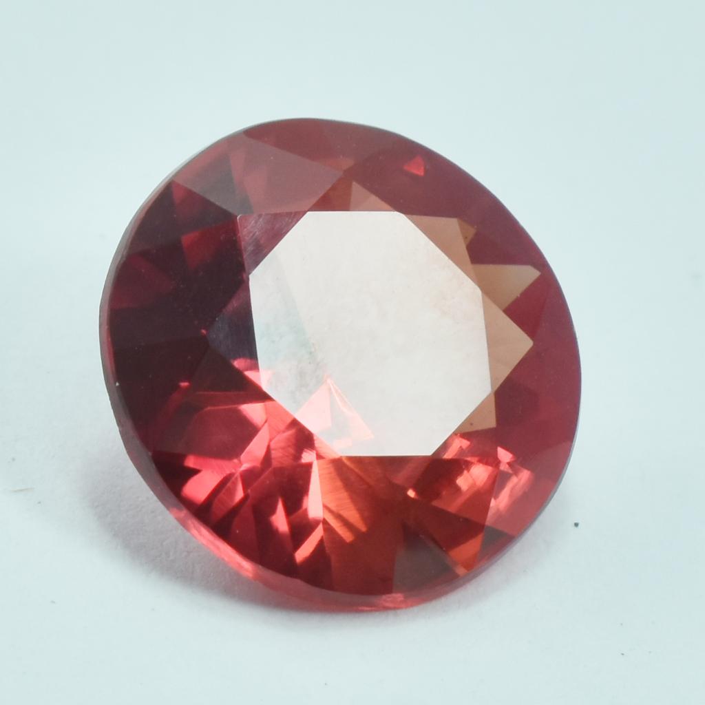Natural Padparadscha Sapphire 9.50 Ct Round Stunning Certified Loose Gemstone