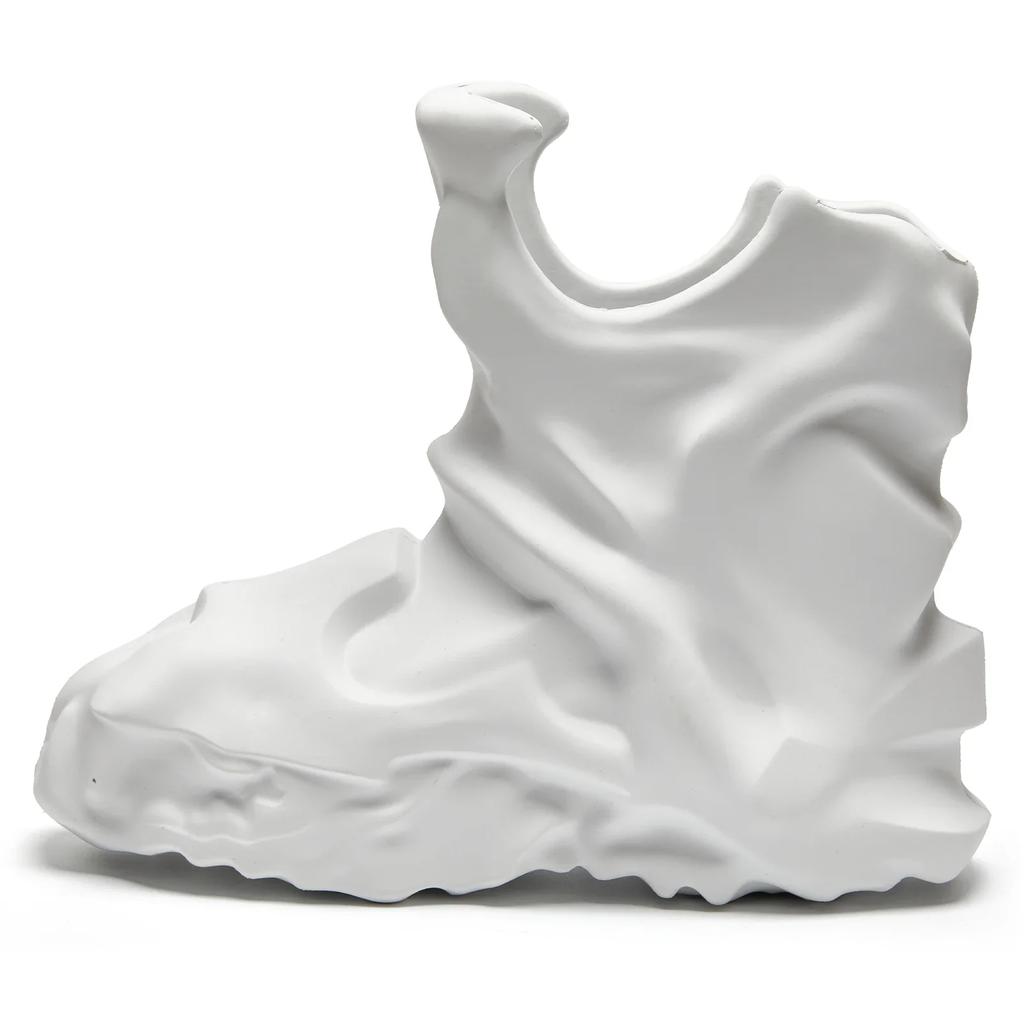 New Round Toe High Top Large Waterproof Platform Thick Sole Men Boots Gothic Platform Mid Calf Sneakers Man Moto Biker