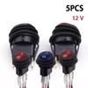 5PCS Kcd1 waterproof ship-type switch under the circle on the line with universal three-pin 12v LED lamp direct sale. Switches4
