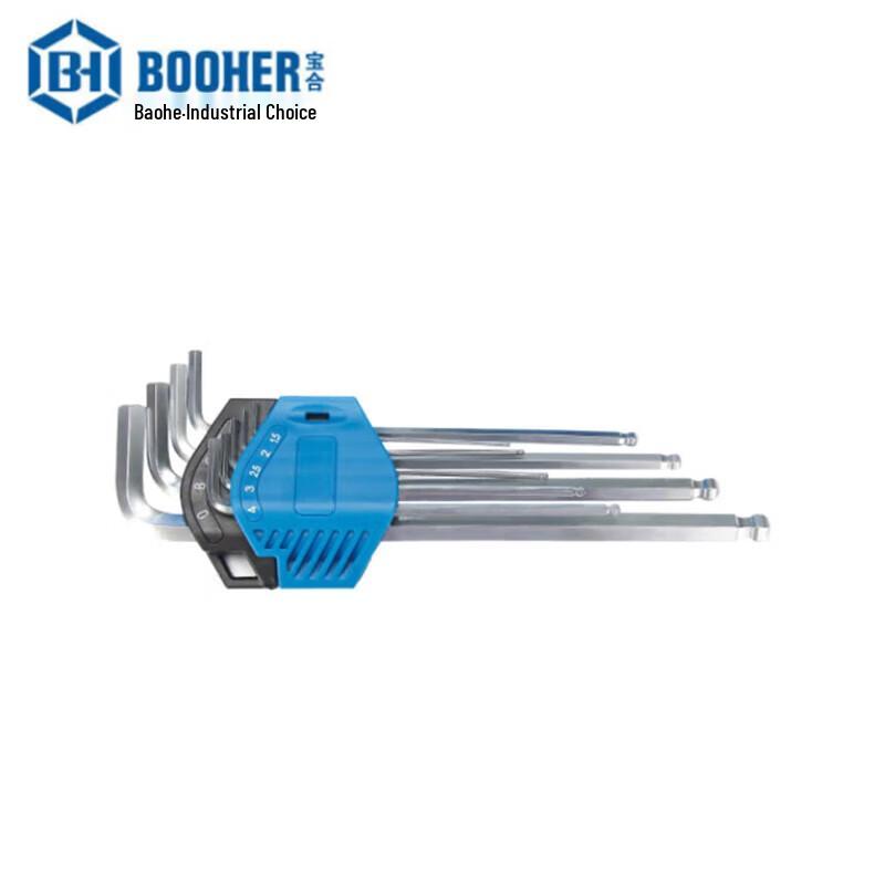 BOOHER BH 9-Piece Hex Key Set (1.5-10mm)