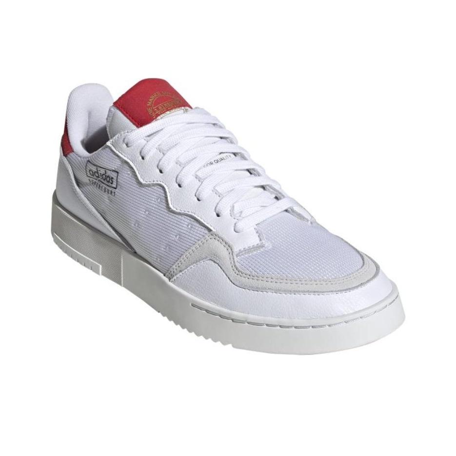 adidas Supercourt Blanc Écarlate Baskets Homme Blanc Nuage EF5881