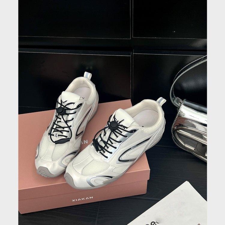 Fashion Racing Shoes Sneakers Casual Women Designer Retro Running Shoes Fashion Fabric Breathable Platform Shoes Hot Selling
