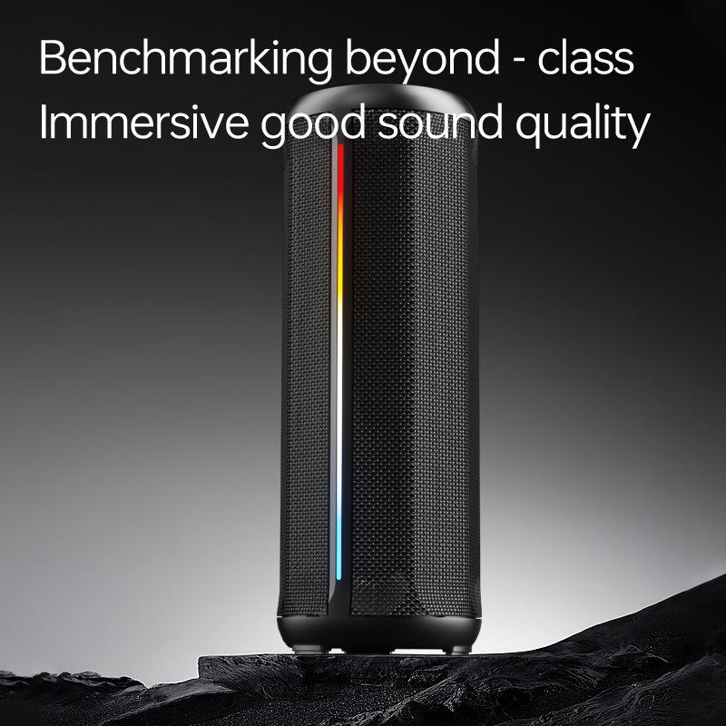 

Ruilaiyi Waterproof Rhombus Bluetooth Speaker - Large Volume Wireless Portable Subwoofer сірий колір