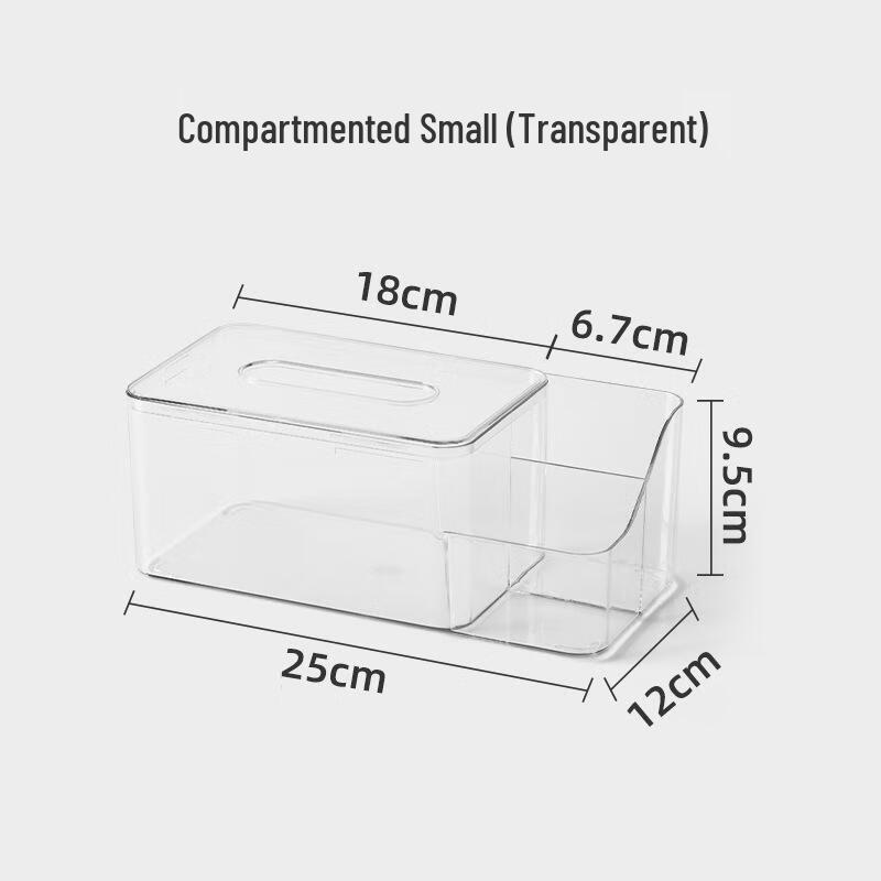 Gureide Transparent Desktop Tissue Box