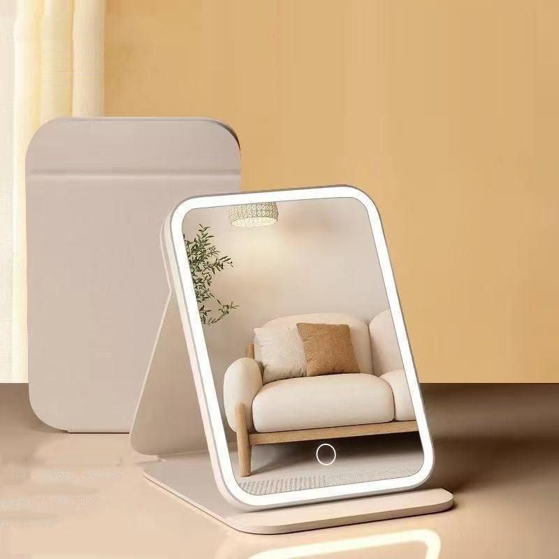 

Светодиодное зеркало для макияжа с подсветкой настольное зеркало зеркало для красоты зеркало для спальни зеркало для макияжа белый