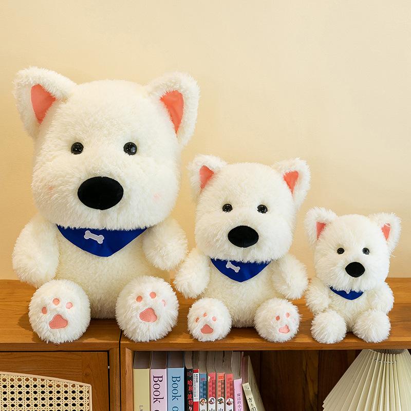 New West Highland Doll Cute Little Dog Plush Toy Dog Doll Birthday Gift