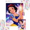 Diamond Painting Kit Full Diamond Round Snow White Home Decor Craft Gift