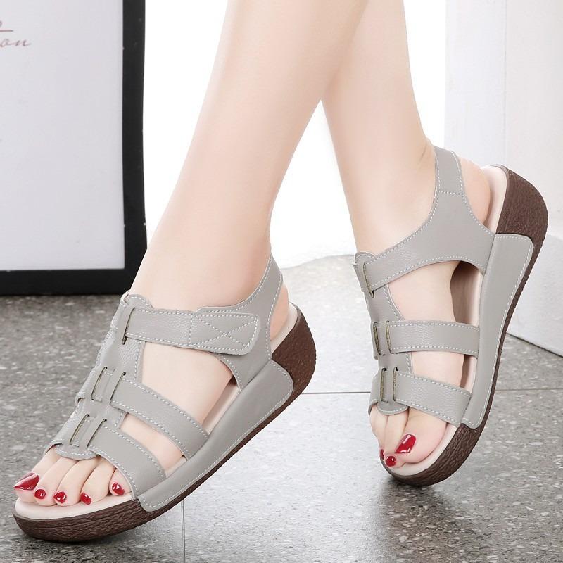 Sandals Can Be Worn for Commuting To Work, Summer Fashion Versatile Thick-soled Muffin, Light Word with Sandals