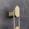 Brushed Gold Bathroom Towel Rack and Shelf Set