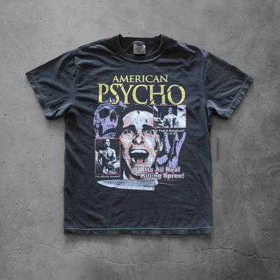 American Psycho Shirt, Vintage Horror Movie Graphic Tee