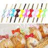 100Pcs/Set Packing Wire Flexible Bendable Gift Wrapping Bow Tie Wrapping Binding Wire for Bread Bag