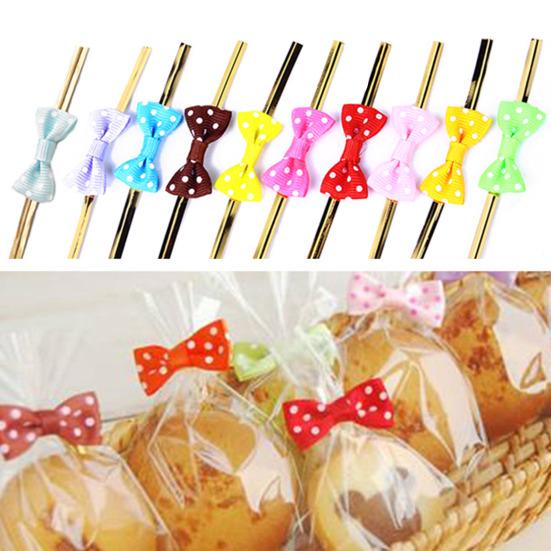 100 Stück/Set Verpackungsdraht, flexibel, biegsam, Geschenkverpackung, Fliege, Verpackung, Bindedraht für Brotbeutel