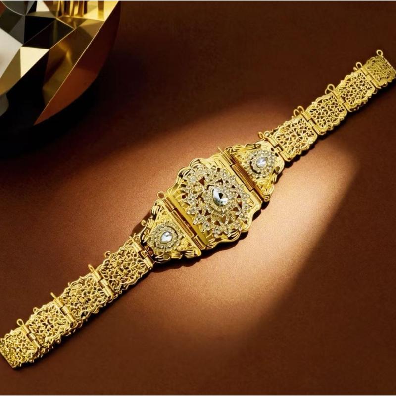 Marokkanische Stile Metallgürtel Für Damen Und Herren Verstellbarer Bund Mit Exotischem Design Modeaccessoire