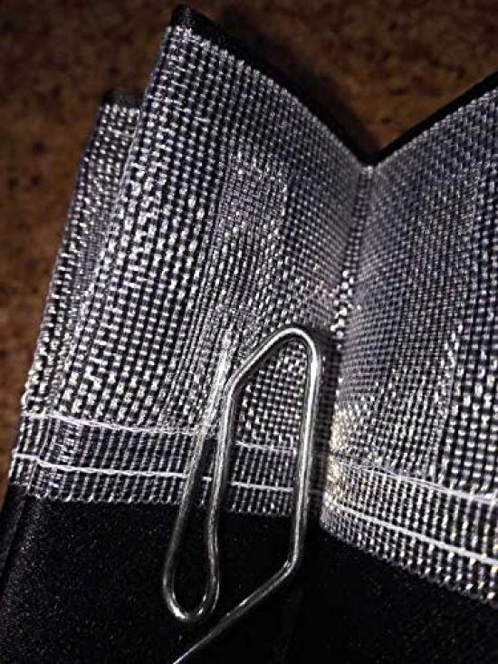 În Truck Nile Blackout Draperii plisate pentru pui de somn Negru 240cm x Lungime 90cm x 2 Panouri 1 Formă ușoară Memorie de formă (Fabricat în Japonia, Perdele) [Perdele Rotunde] Culoare