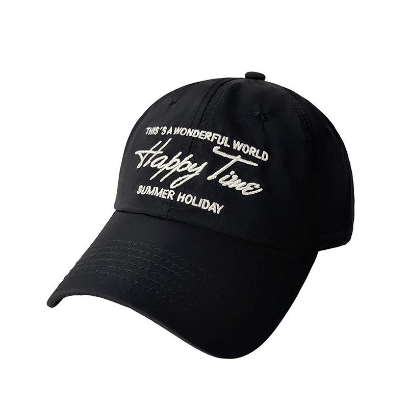 Hats for Men and Women  Soft Tops and Versatile Outdoor Baseball Caps  New Summer Korean Version Casual Letters Quick Drying Baseball Caps