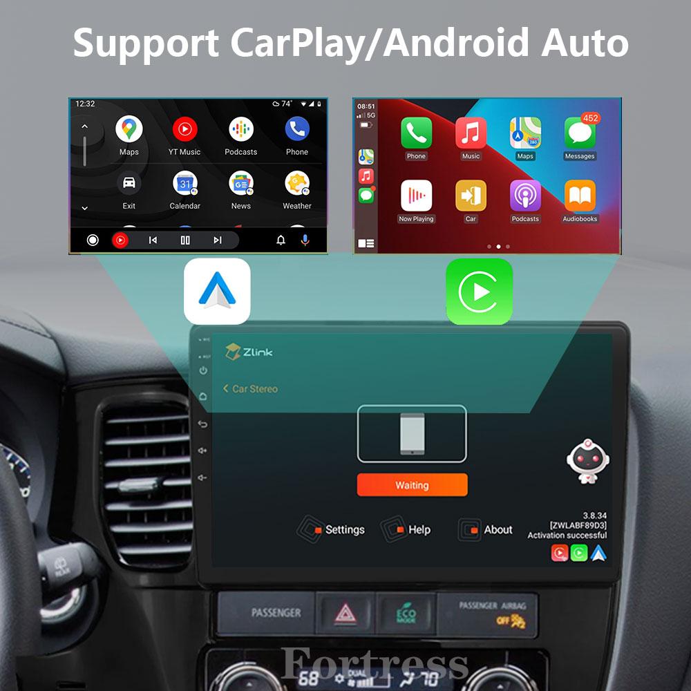 Android 14 For Mitsubishi Outlander 3 GF0W GG0W 2012-2018 Stereo Car Radio Multimedia Video Player GPS AI Voice CarPlay