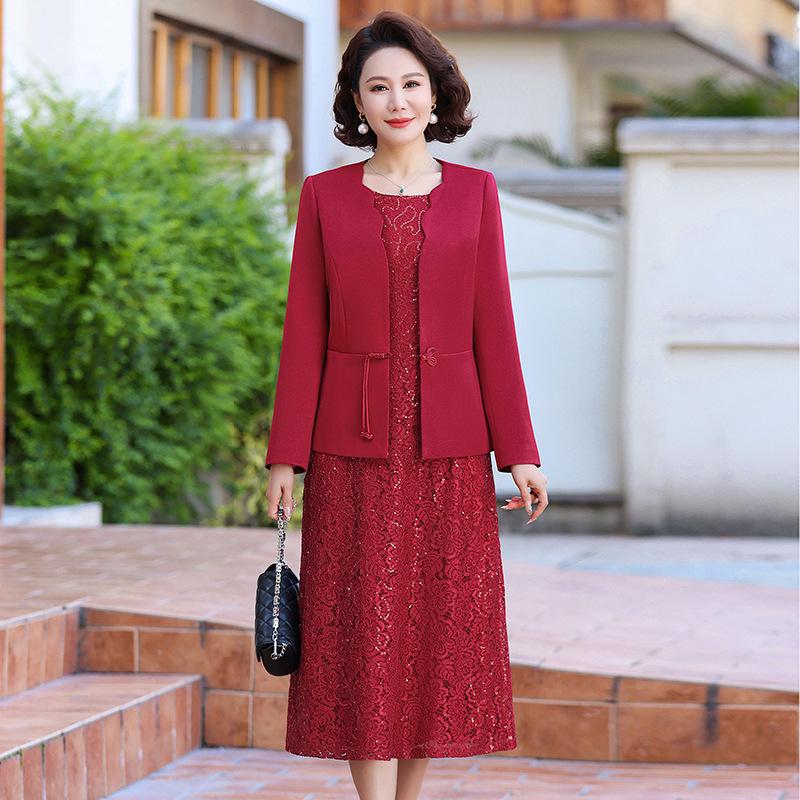 2026 Spring & Autumn Mother-in-Law Formal Wedding Dress Suit Skirt