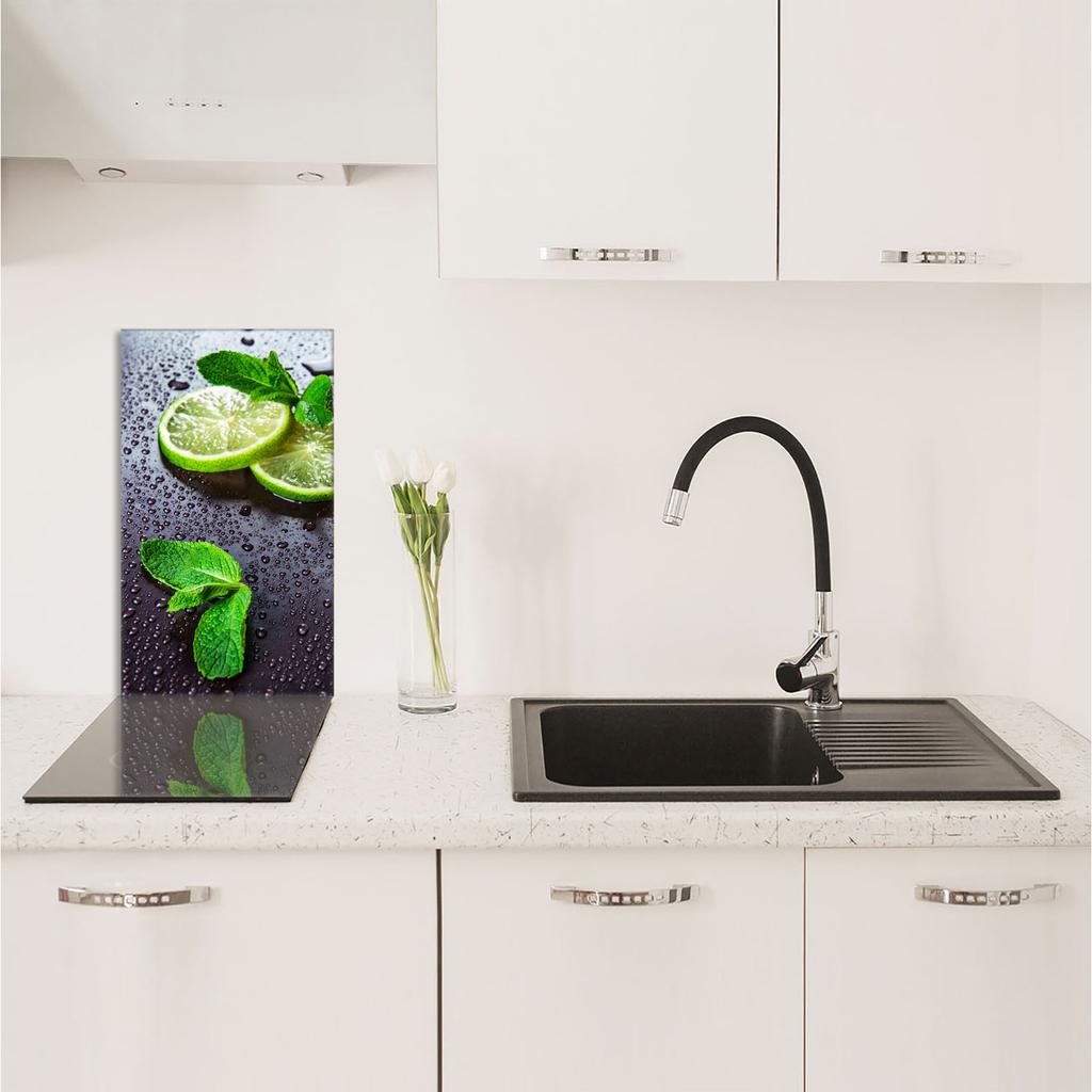 GLAS-SCHNEIDEBRETT 30x52 Limette