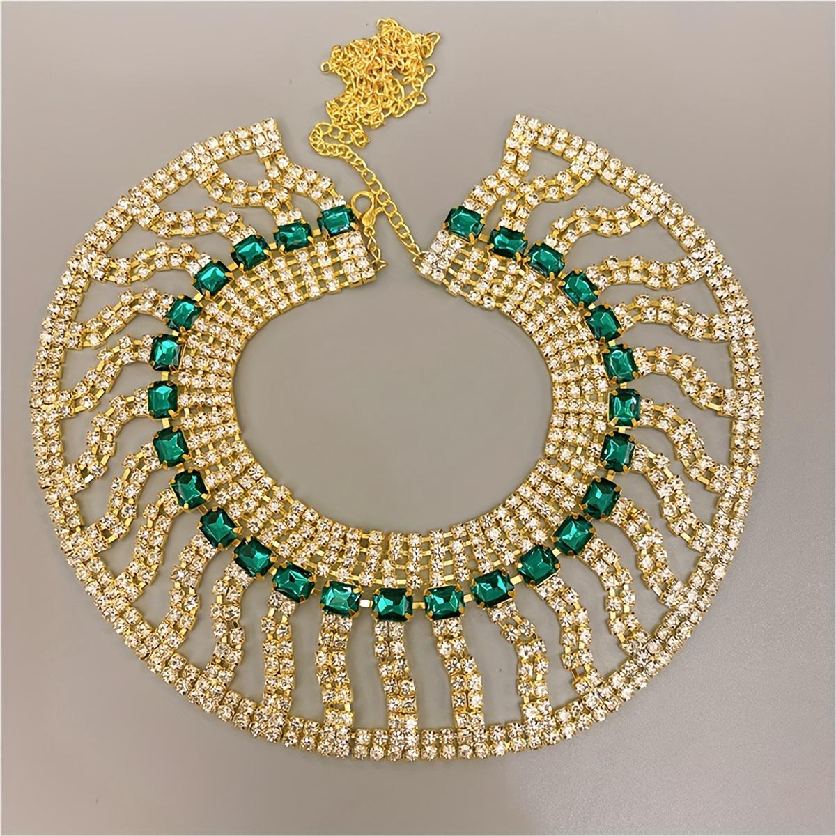 

Модные роскошные хрустальные ожерелья ювелирные аксессуары золотой