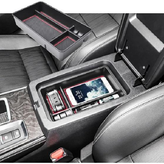 Center Console Organizer Tray Compatible with Altima     Red