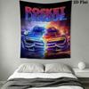 Rocket League Muur Tapijt Esthetisch Wandkleed Bedrukt Stof Deken Decoratieve Tapijten voor Slaapkamer Woonkamer Huisdecoratie