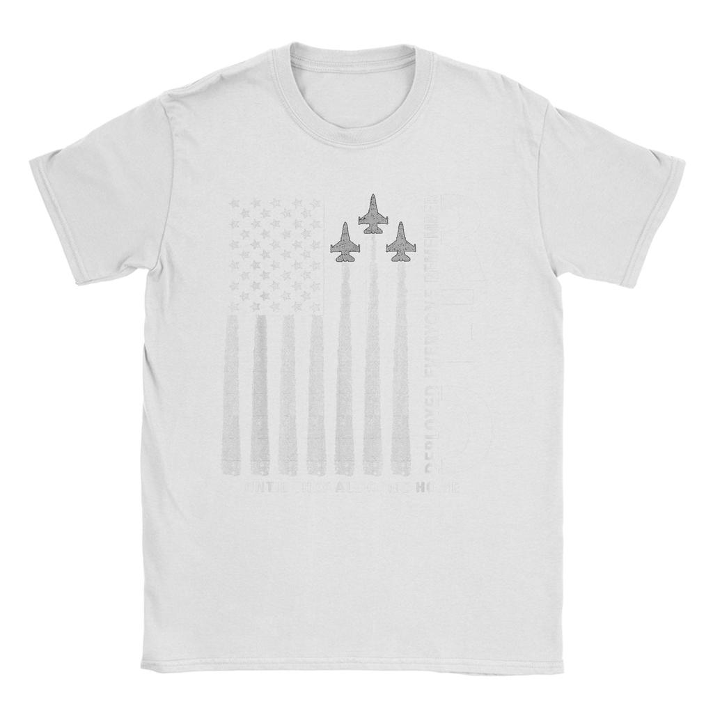 Remember Everyone Deployed RED Friday Military American Flag Unisexs T Shirts Tees Short Sleeve Round Neck TShirts Clothing