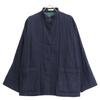 ISSEY MIYAKE [Sports] Navy x Green Cotton Shirt Jacket Jacket 9 Navy x greenUsed
