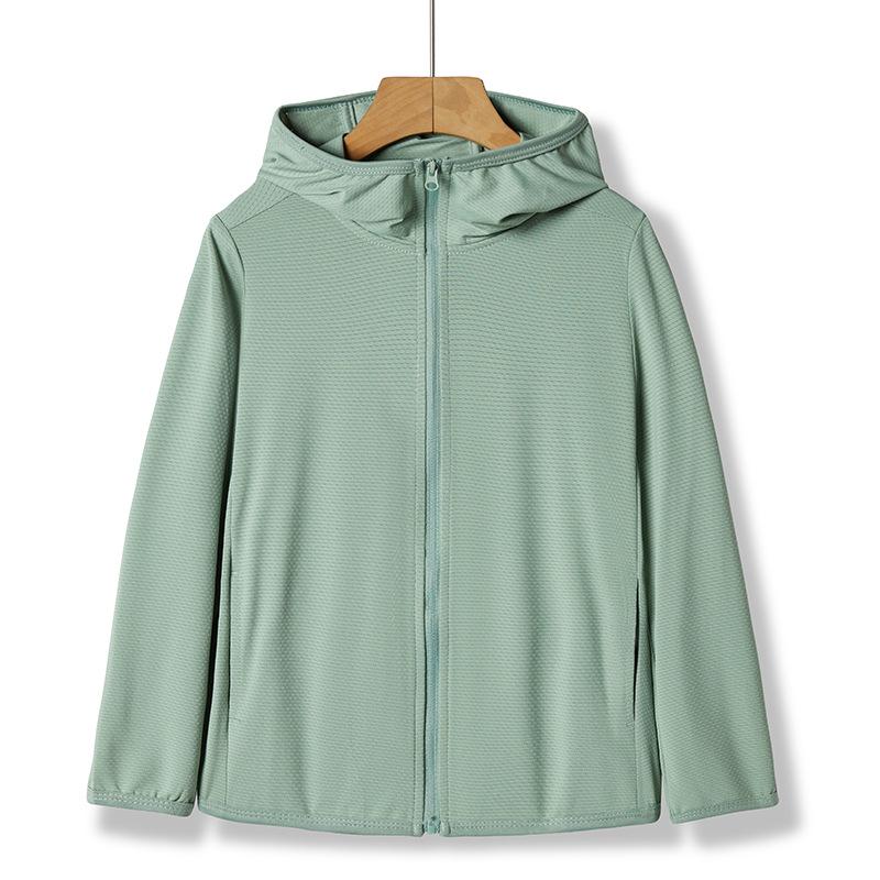 Erkek ve Kadın UPF 50+ Buz İpeği Uzun Kollu Güneş Koruyucu Ceket