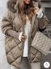 2024 Winter Hooded Cardigan Coat: Elegant European & American Women's Fashion