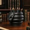 Creative Pen Holder 3D Printed Snake Shape Holder, Desktop Organizer for Pencils Stationery Storage Container Colored Gel Pens Utility Knives,