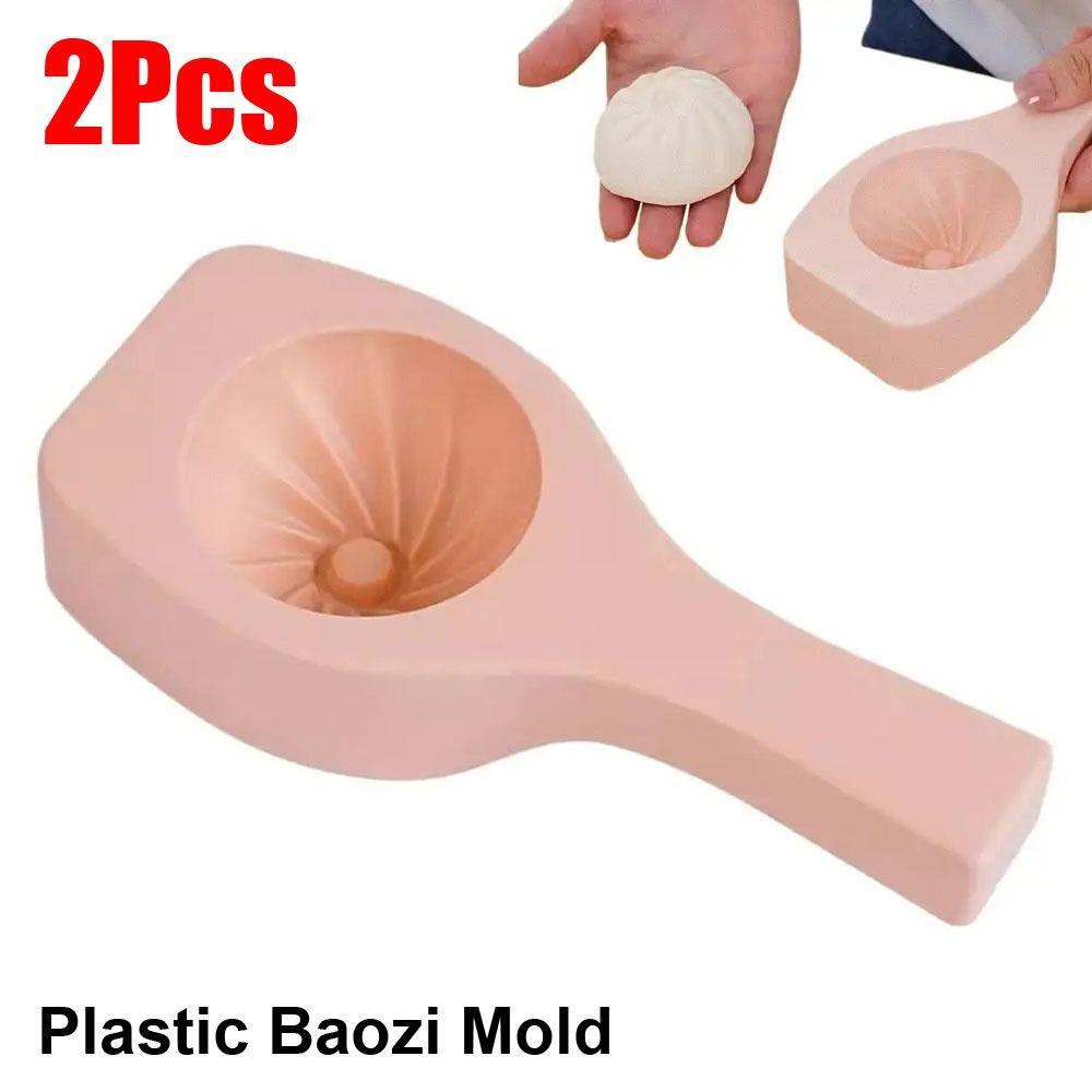 

2Pcs Multifunctional Dumpling Maker Handmade Kitchen Baking Gadget Bun Mold Steamed Bun Breakfast
