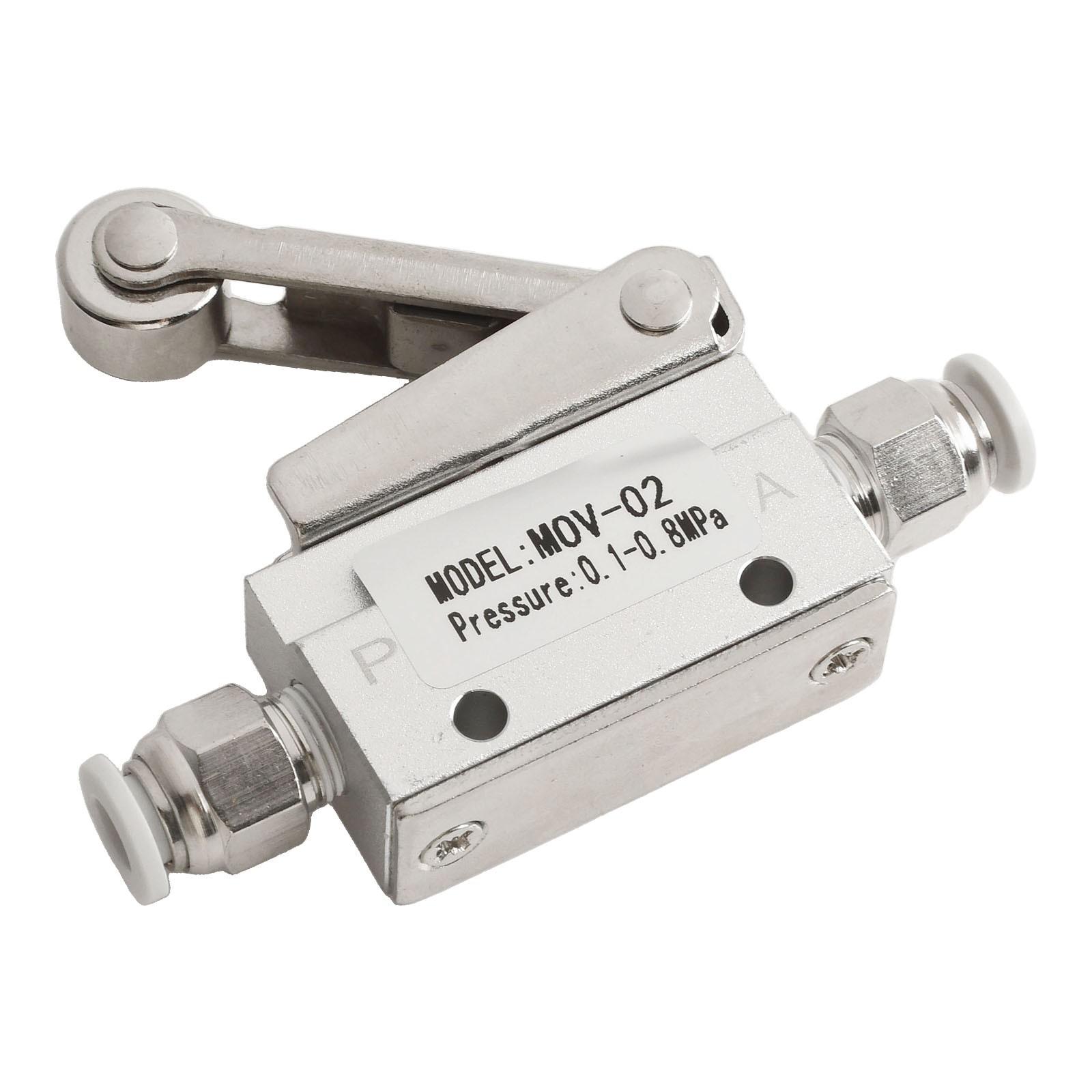 

Роликовий пневматичний механічний клапан NC OnOff для надійного керування MOV02