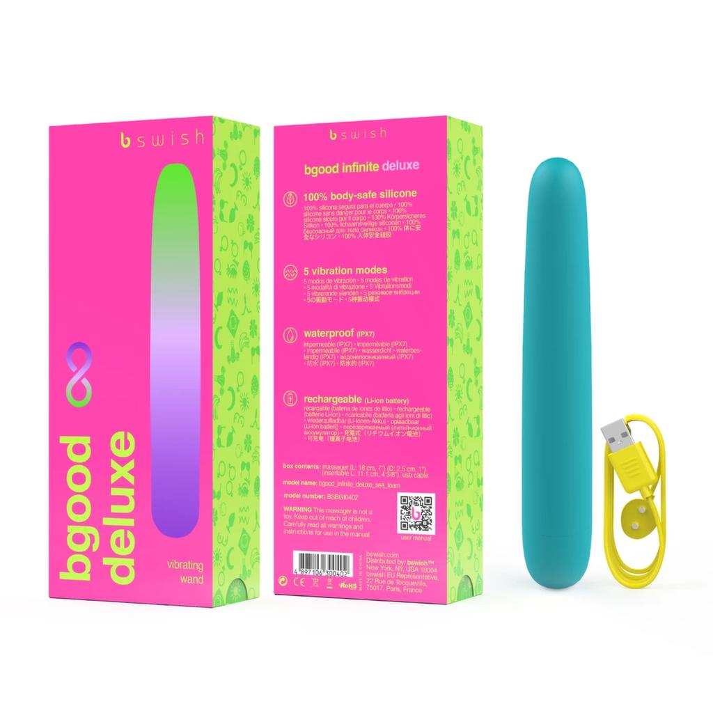 B Swish - Bgood Infinite Deluxe Pleasure Stimulator Blue