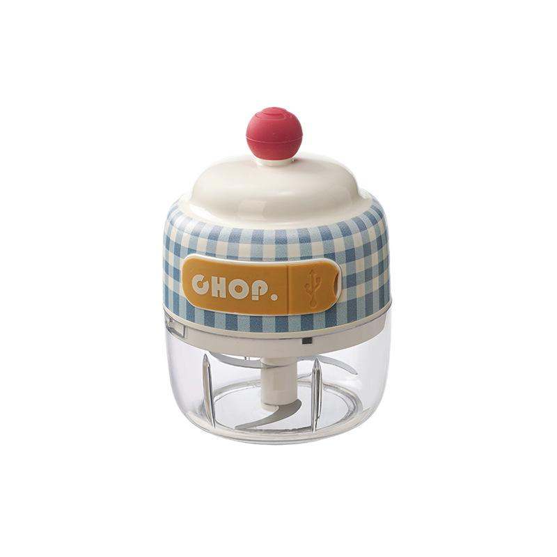 Mini Electric Garlic Mashing Machine, Smart Garlic Press, Small Garlic Puree Machine, Kitchen Household Garlic Beating Machine