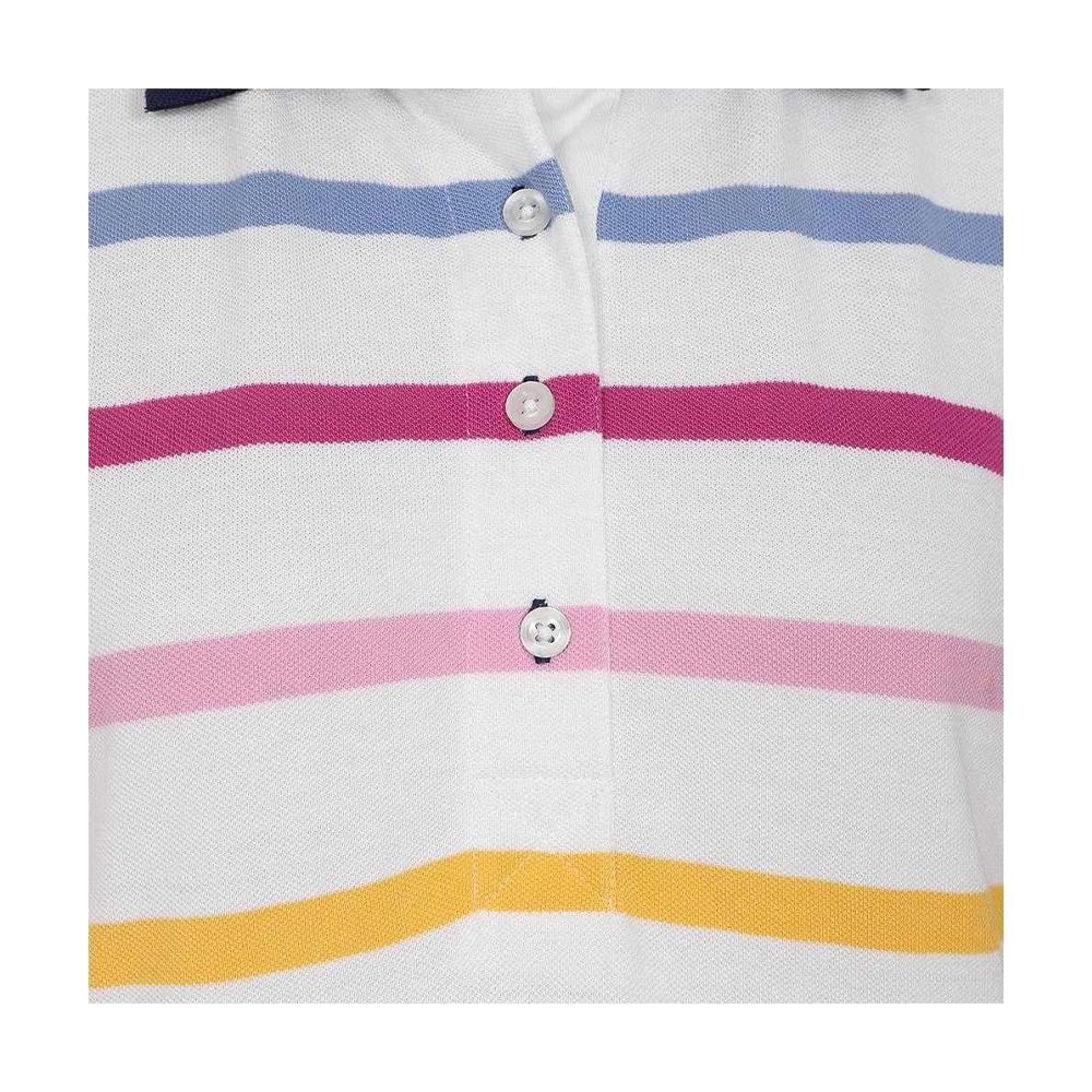 Lazy Jacks Womens/Ladies Pastel Stripes Polo Shirt