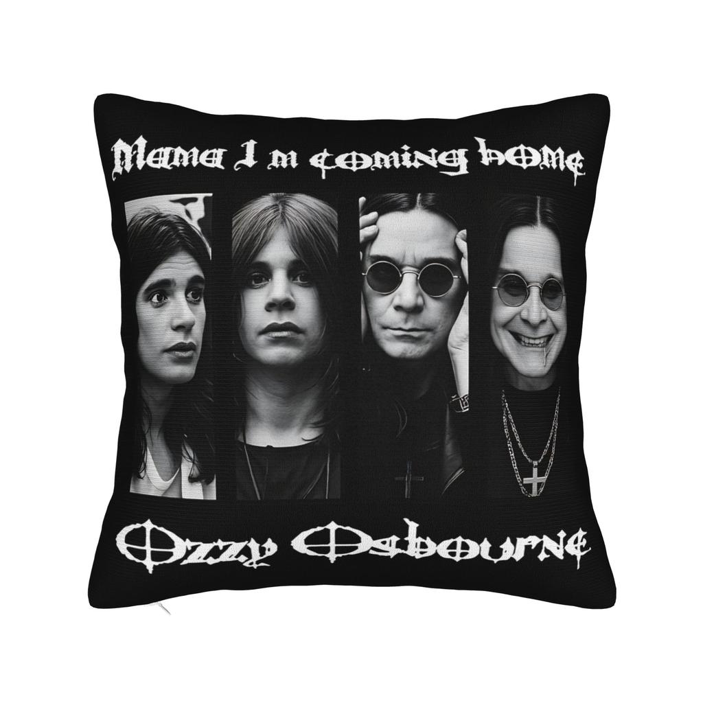 Ozzy Osbourne Pillowcases Merch Soft Cushion Cover  Throw Pillow Cover Bed Decorations Zipper Multiple Sizes
