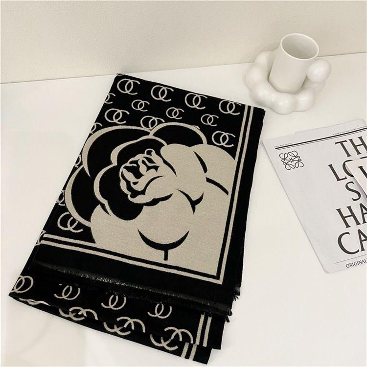 New Autumn and Winter Shawl with High End Scarf Office Blanket Imitation Cashmere Thickened Warm Scarf