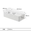 Yamazaki Washable Bento Bag Airtight Lunch Box with Valve of Fits Supermarket and Convenience Store Bento Boxes 1939 (Yamazaki) (Light Gray) + Wide,