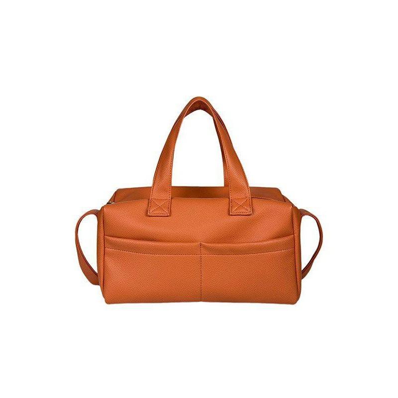 Hand-held Boston Bag for Commuting To Work, Single-shoulder Crossbody Bag
