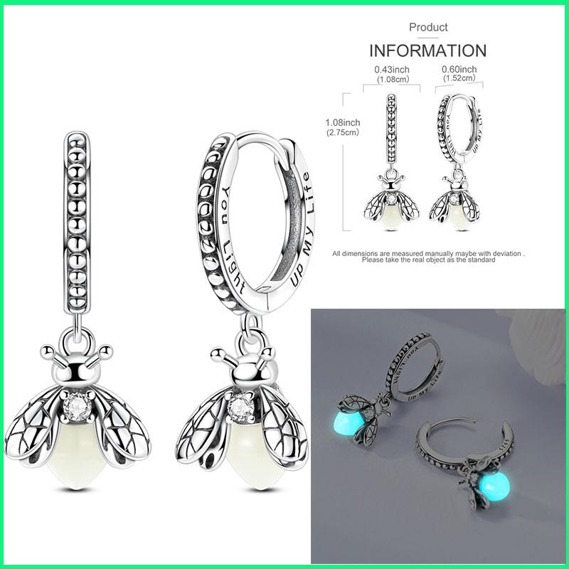 925 Sterling Silver Cubic Zircon Earrings Double  For Women Heart Star Moon Earrings Elegant Birthday Jewelry Gifts